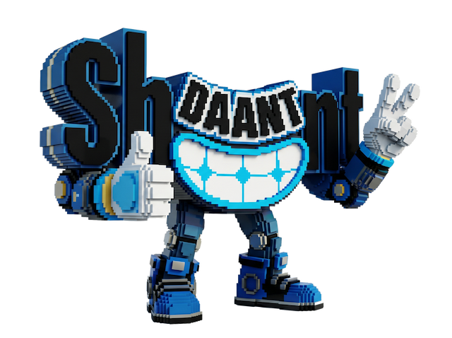DaantShant robot mascot